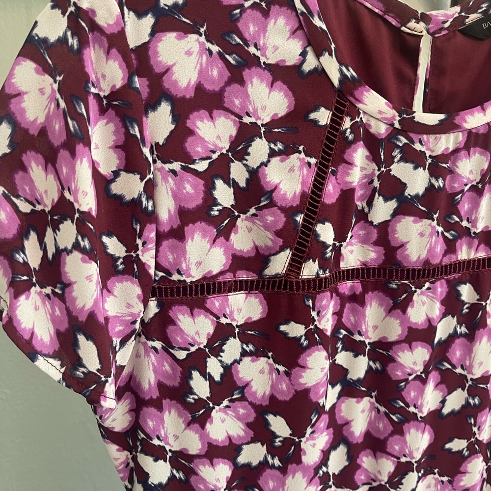 Banana Republic Purple and Pink Midi Dress - Picture 2 of 8
